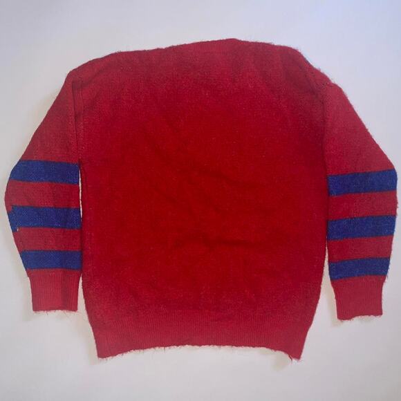 Vintage 90s Disney Mickey Mouse Retro Big Face Knit Sweater - Picture 4 of 4